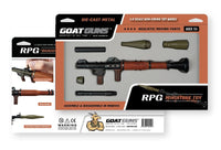 GoatGuns 1/3 Scale Die Cast RPG Rocket Launcher Model, Black RPG-BLACK