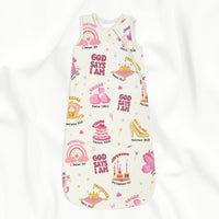 God Says I Am Girl Bamboo Sleep Bag