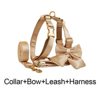 Personalized Gold Satin Wedding Classic Set