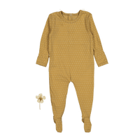 The Printed Romper - Golden Dot