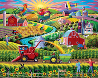 Golden Hills Farm 500 Piece Jigsaw Puzzle | Boardwalk Puzzles - BIG FRENCHIES