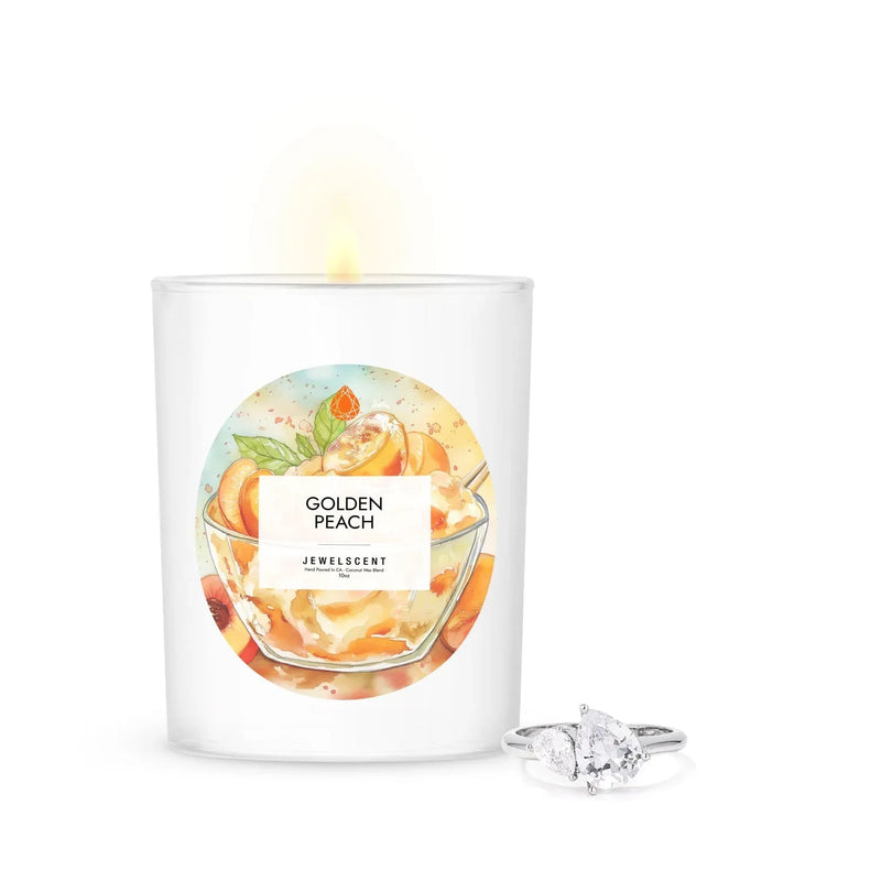 Golden Peach 10oz Signature Jewelry Candle - BIG FRENCHIES