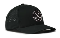 Golf Performance 5-Panel Hat  |   Crossed Clubs Flexfit Snapback