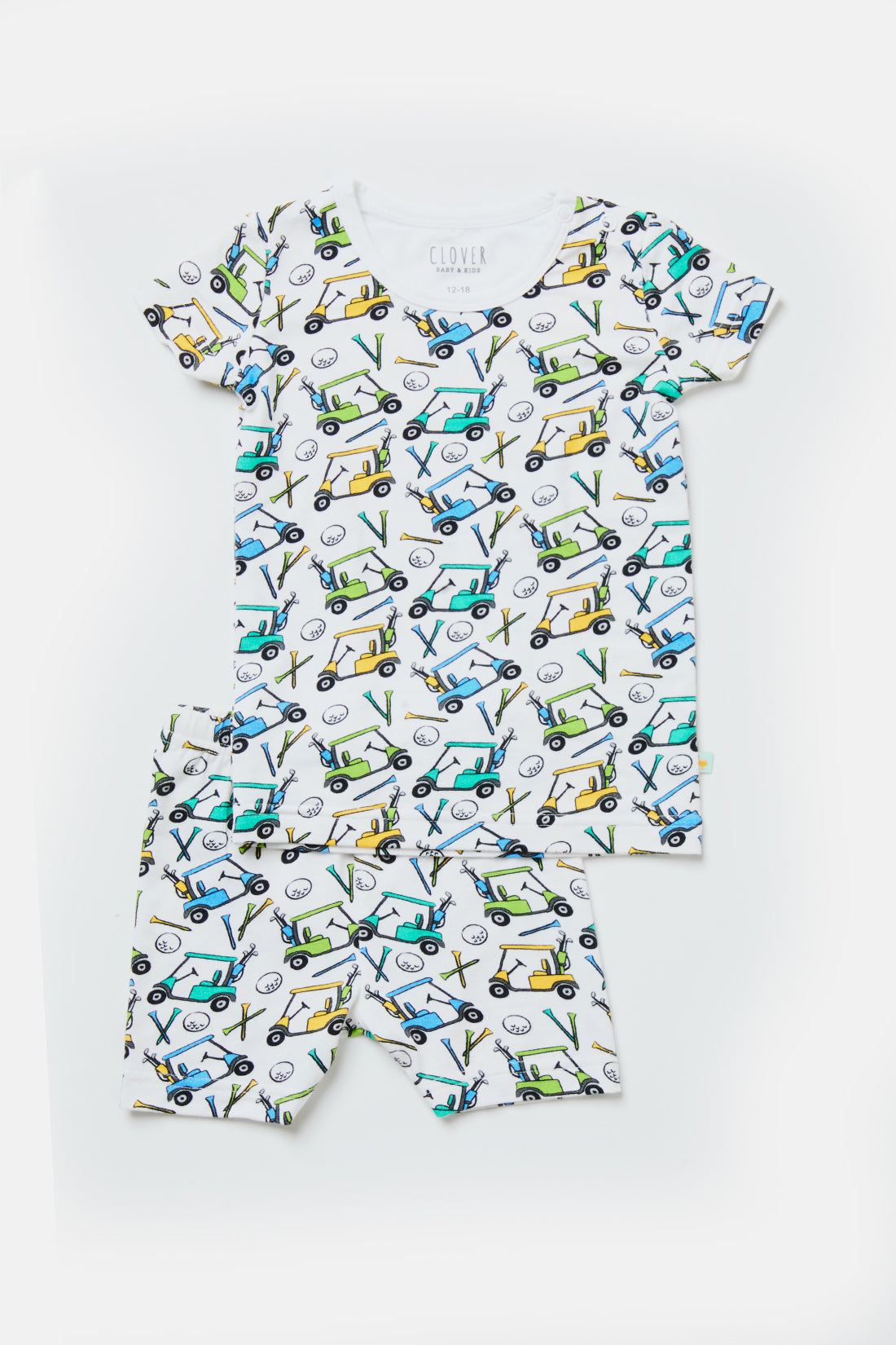 Shorts Pajama Set - Golf