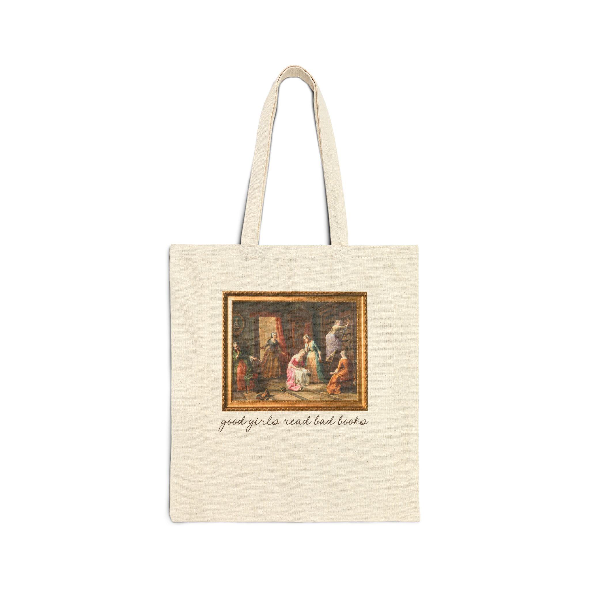 Good Girls Read Bad Books: Funny Art History Bookish Tote Bag - BIG FRENCHIES