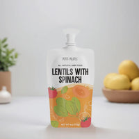 6 Pack of Organic Lentils with Spinach - BIG FRENCHIES