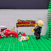 Spray Paint Can (Yellow) - Custom Printed Minifig Accessory - Made Using LEGO® Parts