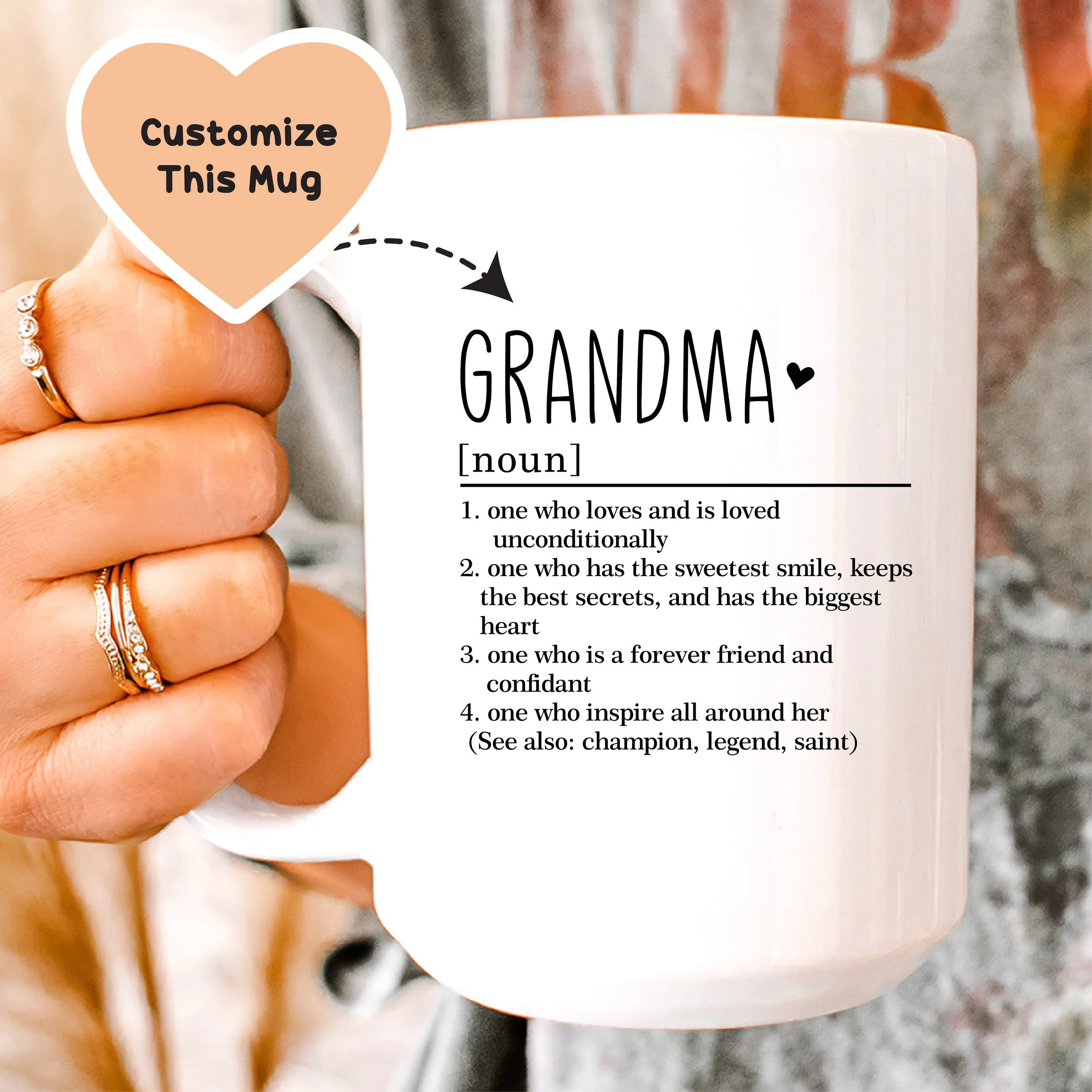 Grandma Custom Mug - BIG FRENCHIES