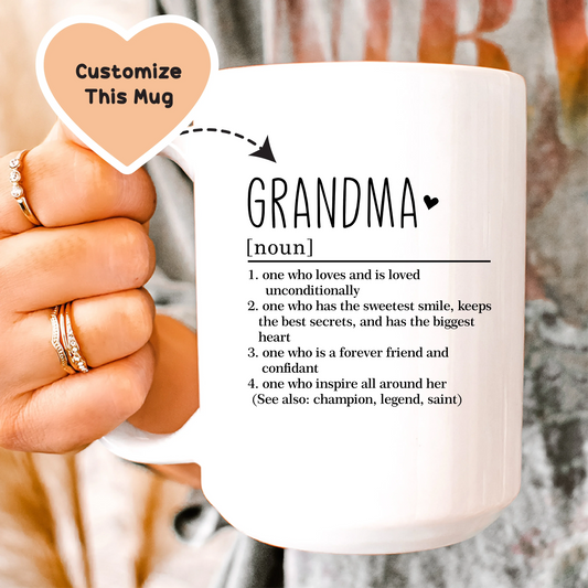Grandma Custom Mug - BIG FRENCHIES