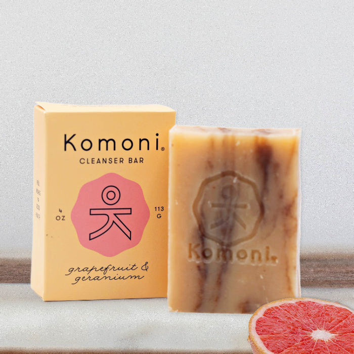 Grapefruit Geranium FACE & BODY CLEANSER BAR - BIG FRENCHIES