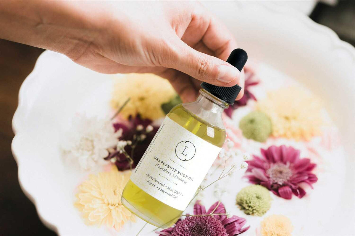 Natural Body Oil, Grapefruit Moisturizing Body Oil - BIG FRENCHIES