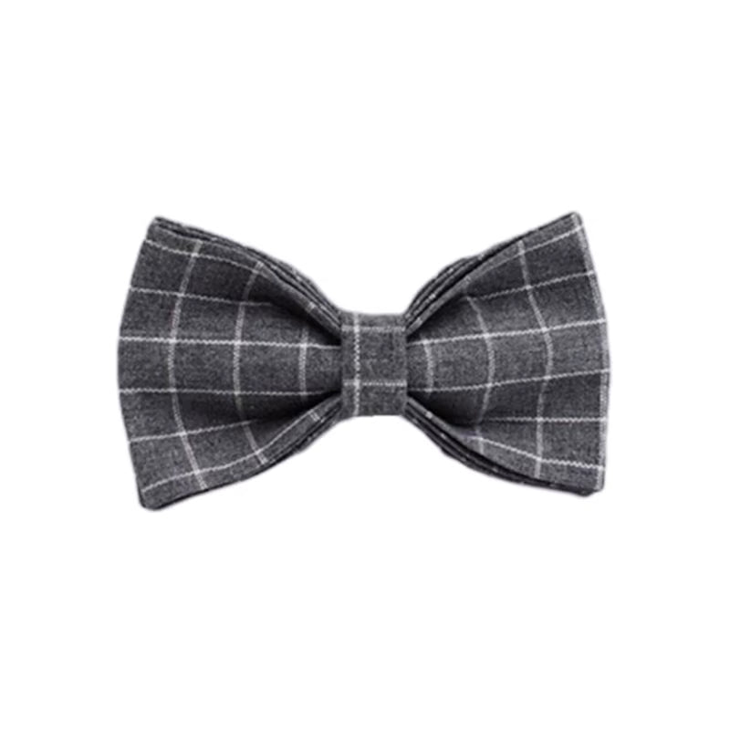 Personalized Gray Plaid Classic Set