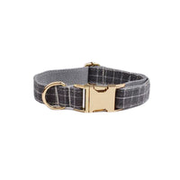 Personalized Gray Plaid Classic Set