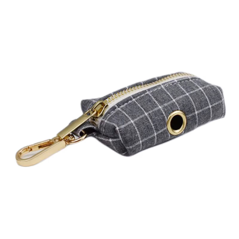 Personalized Gray Plaid Classic Set