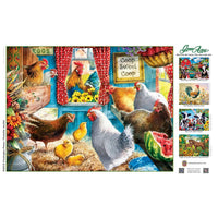 Green Acres - Cluckington Palace 300 Piece EZ Grip Puzzle | Masterpieces - BIG FRENCHIES