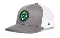 Green Bay Trucker Hat  |  Black GB Cheese X Football Snapback