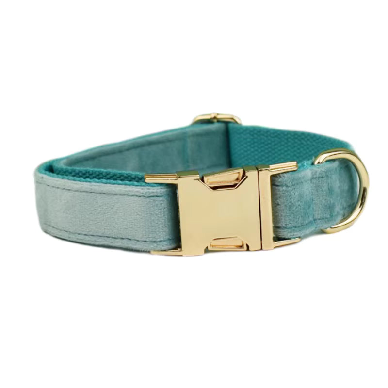 Personalized Green Velvet Classic Set