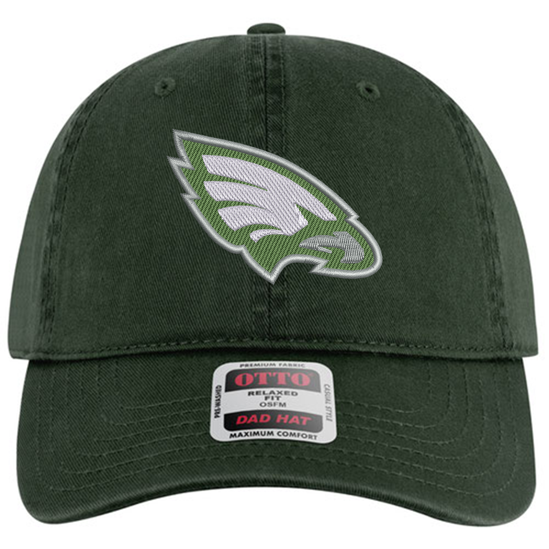 Eagles School Custom Embroidered Dad Hat Strapback