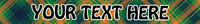 Personalized Green Kilt Plaid Dog Collar