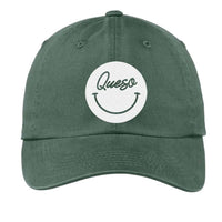 Queso Cursive Smile Baseball Cap