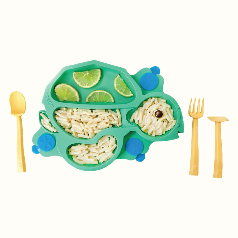 Turtle Training Plate and Utensils - BIG FRENCHIES