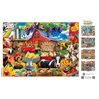 Greetings From the Farm 500 Piece Jigsaw Puzzle by Masterpieces Puzzles - BIG FRENCHIES