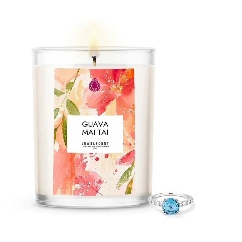 Guava Mai Tai 18oz Home Jewelry Candle - BIG FRENCHIES
