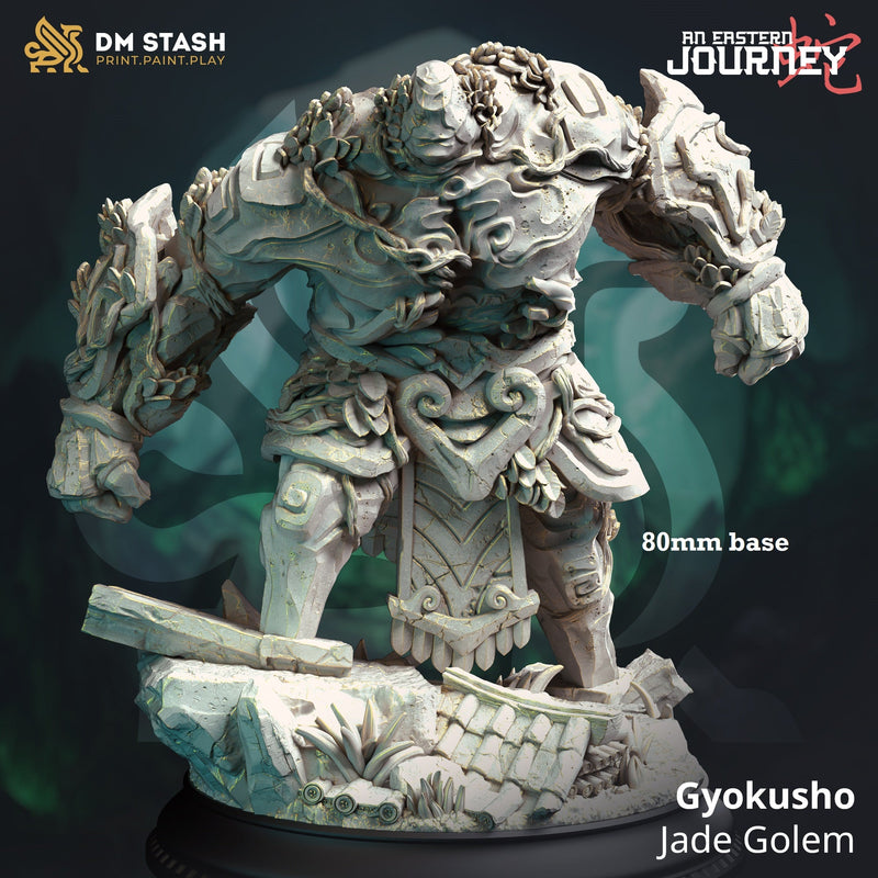 Gyokushi, Jade Golem-3D Printed Miniatures-BIG FRENCHIES-All Systems Go Games