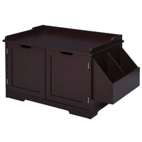 Cat Litter Box Nightstand End Table Enclosure - BIG FRENCHIES