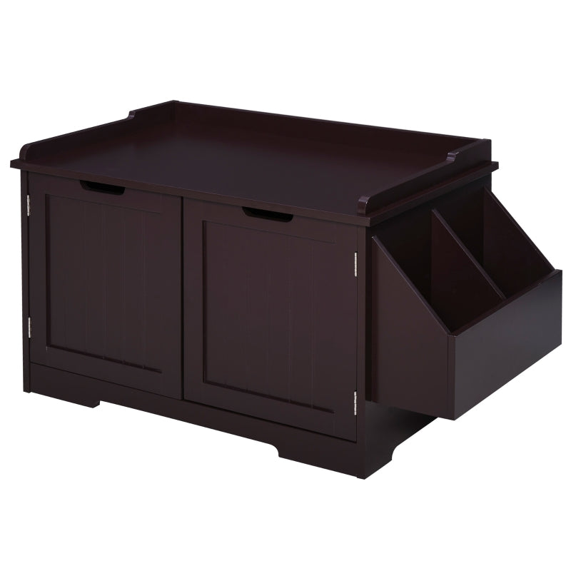 Cat Litter Box Nightstand End Table Enclosure - BIG FRENCHIES