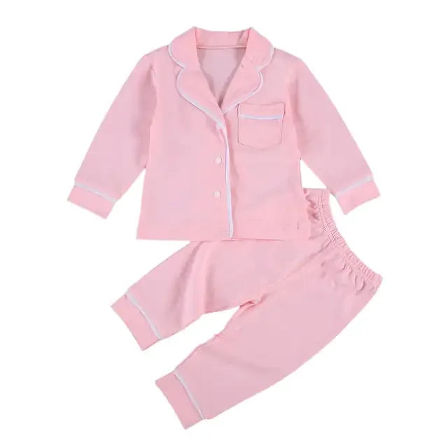 Cotton Two-Piece Pajama Set for Toddlers and Kids - # BAAA81810024 - BIG FRENCHIES