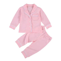 Cotton Two-Piece Pajama Set for Toddlers and Kids - # BAAA81810024