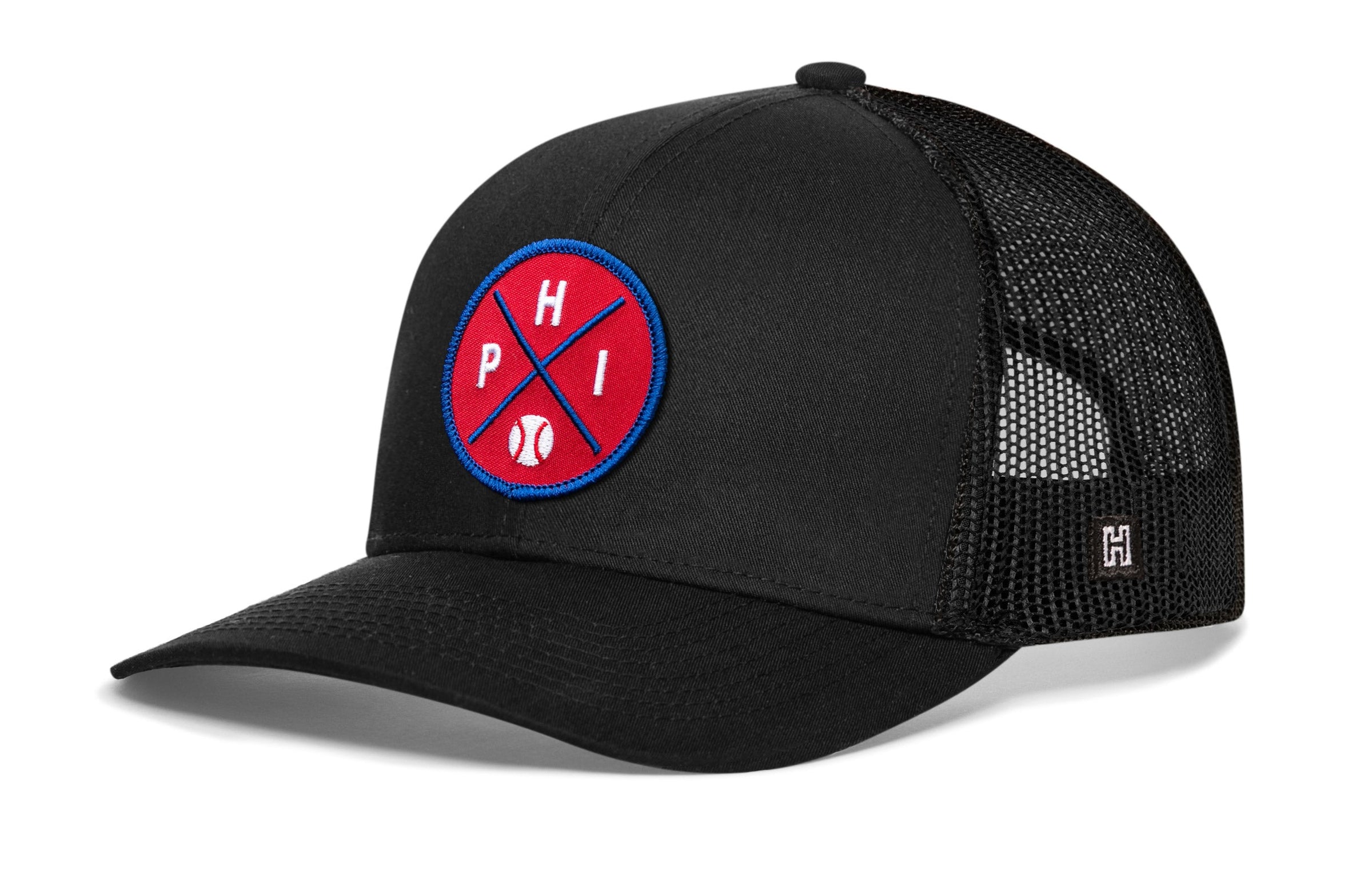 Philadelphia Trucker Hat  |  PHI X Baseball Snapback