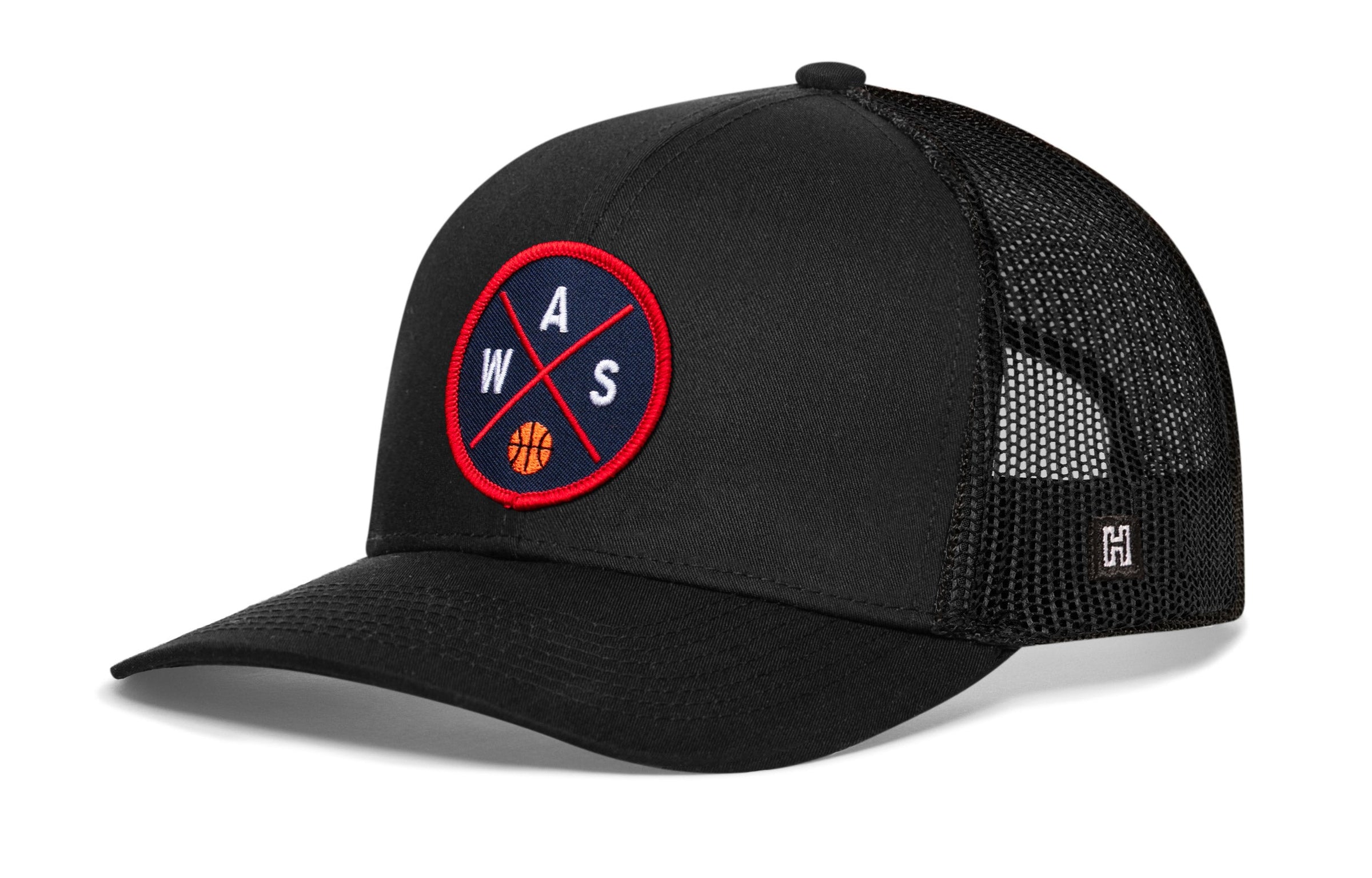 Washington DC Trucker Hat  |  WAS X Basketball Snapback
