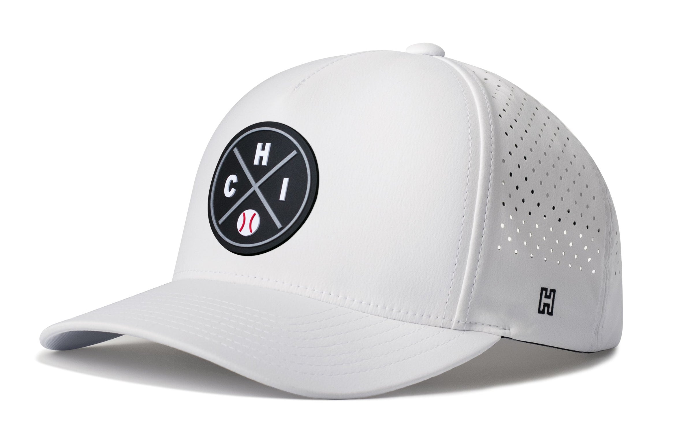 Chicago Baseball Performance 5-Panel Hat  |   Black CHI X Flexfit® Snapback