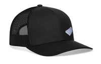 Cornhole Board Trucker Hat  |  Black Bags Snapback
