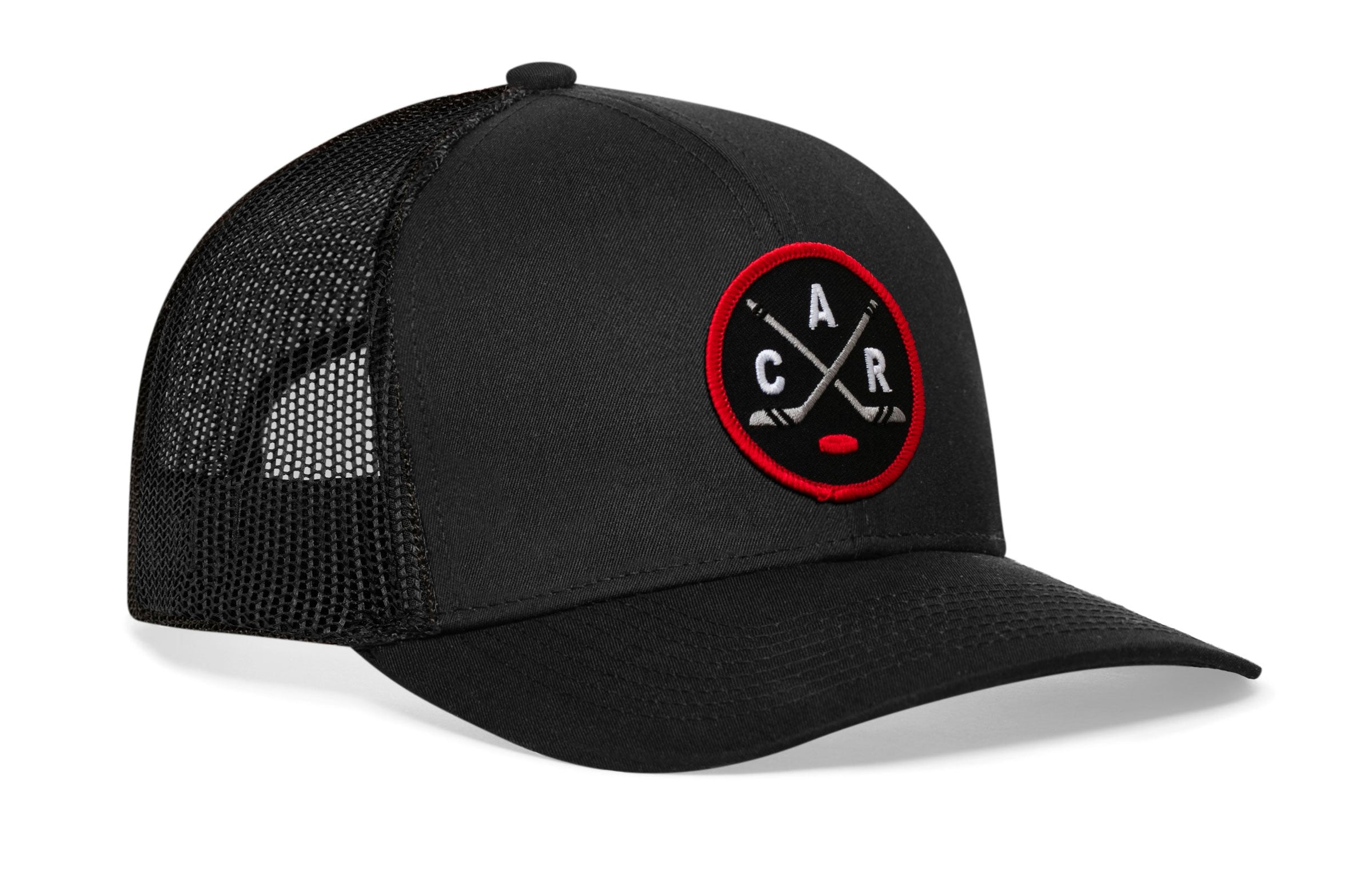 Carolina Hockey Trucker Hat  |  Black CAR X Snapback