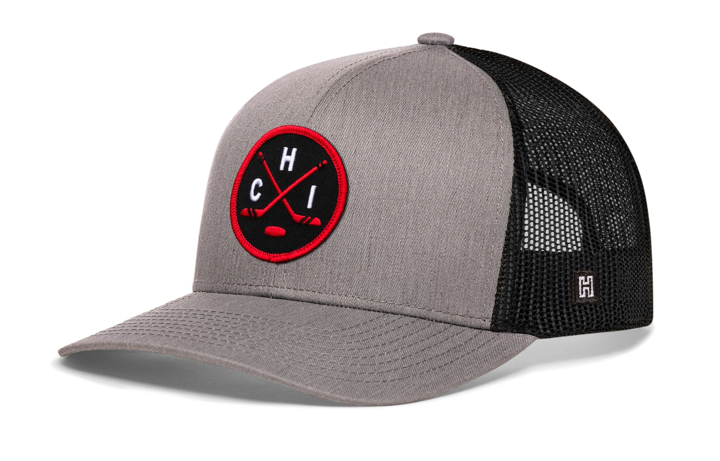 Chicago Hockey Trucker Hat  |  CHI X Snapback