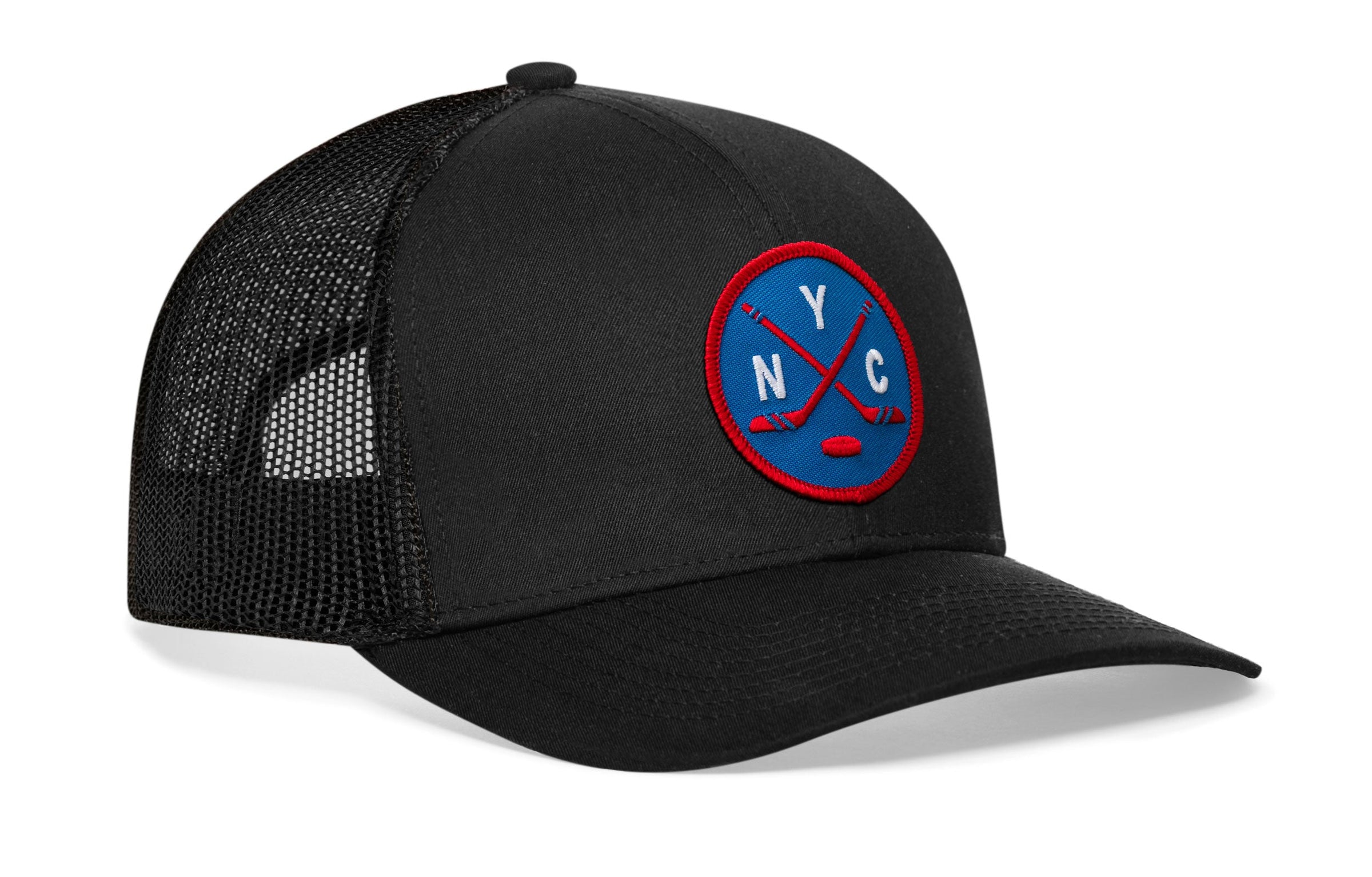 New York Hockey Trucker Hat  |  NYC X Snapback