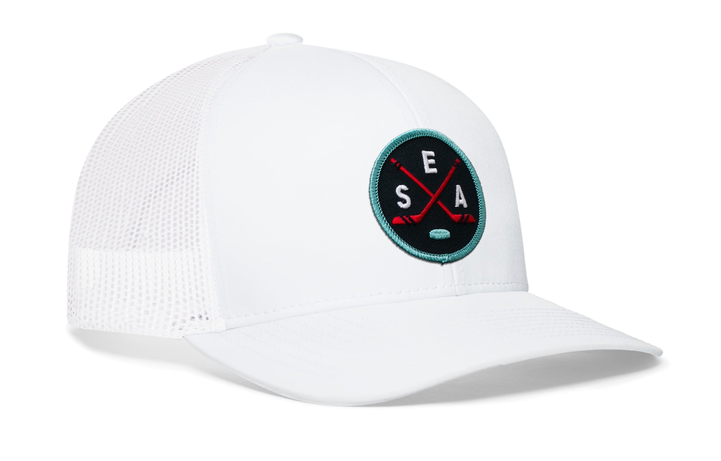 Seattle Hockey Trucker Hat  |  SEA X Snapback
