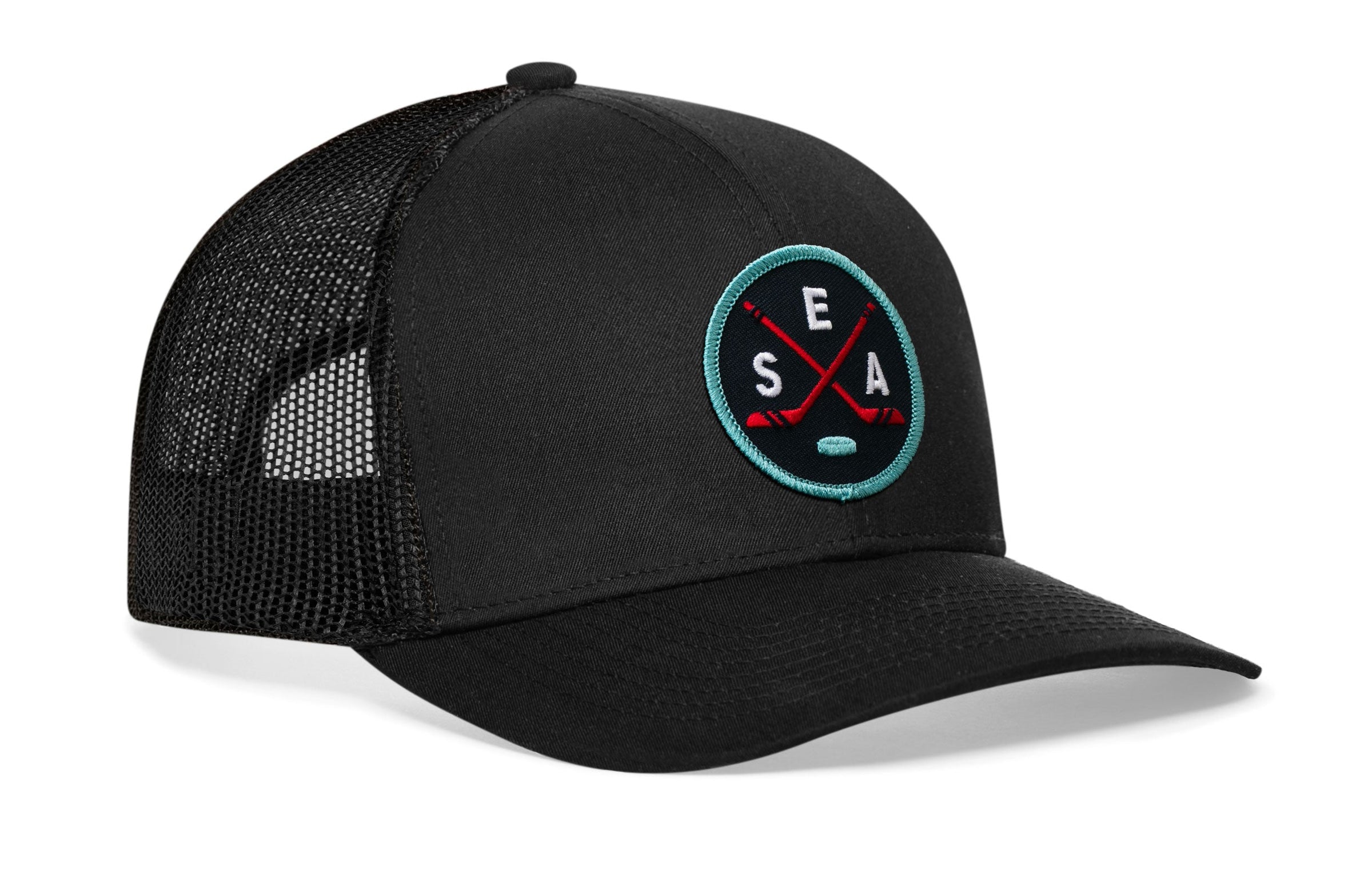Seattle Hockey Trucker Hat  |  SEA X Snapback