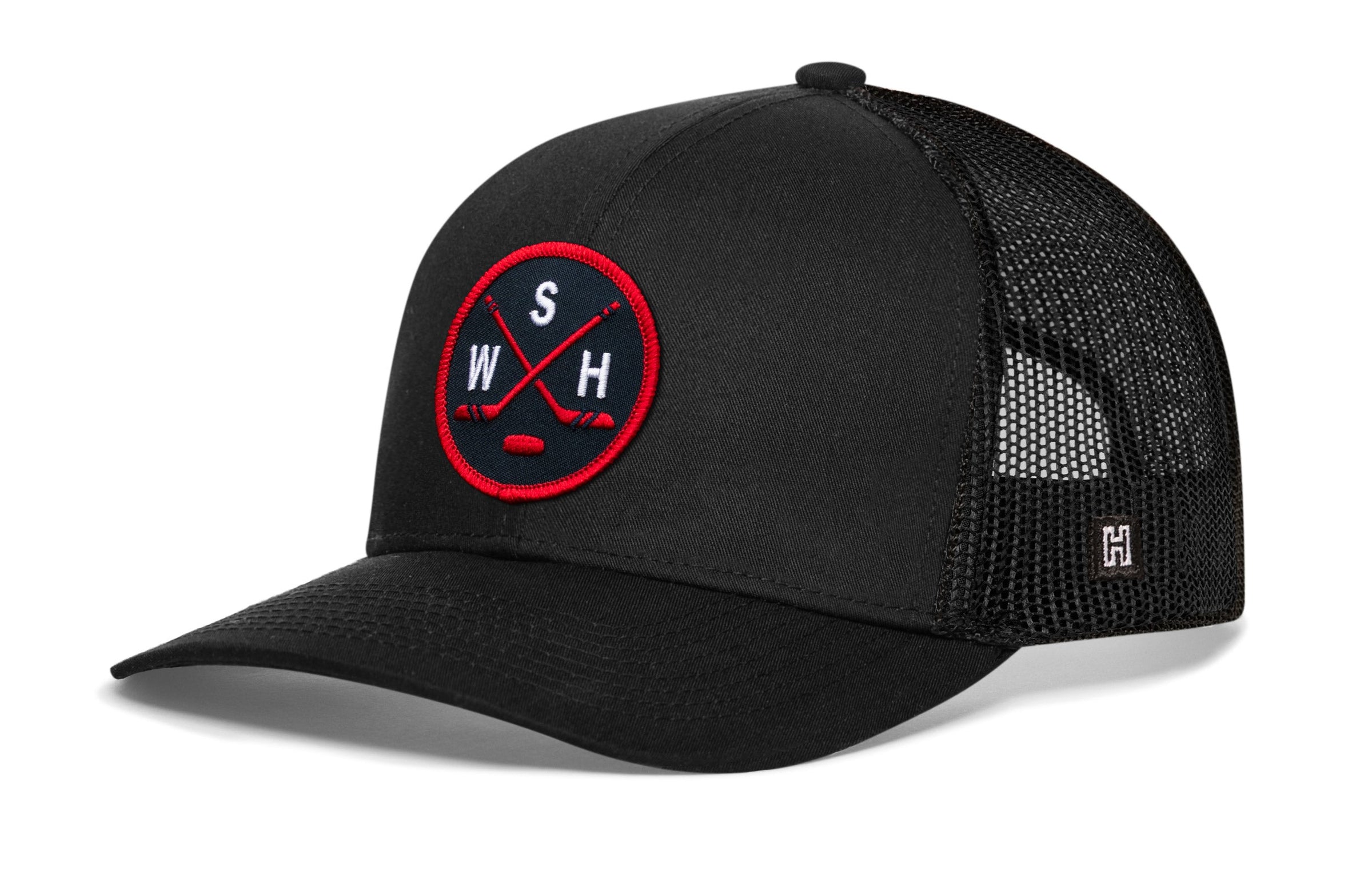 Washington DC Hockey Trucker Hat  |  WSH X Snapback