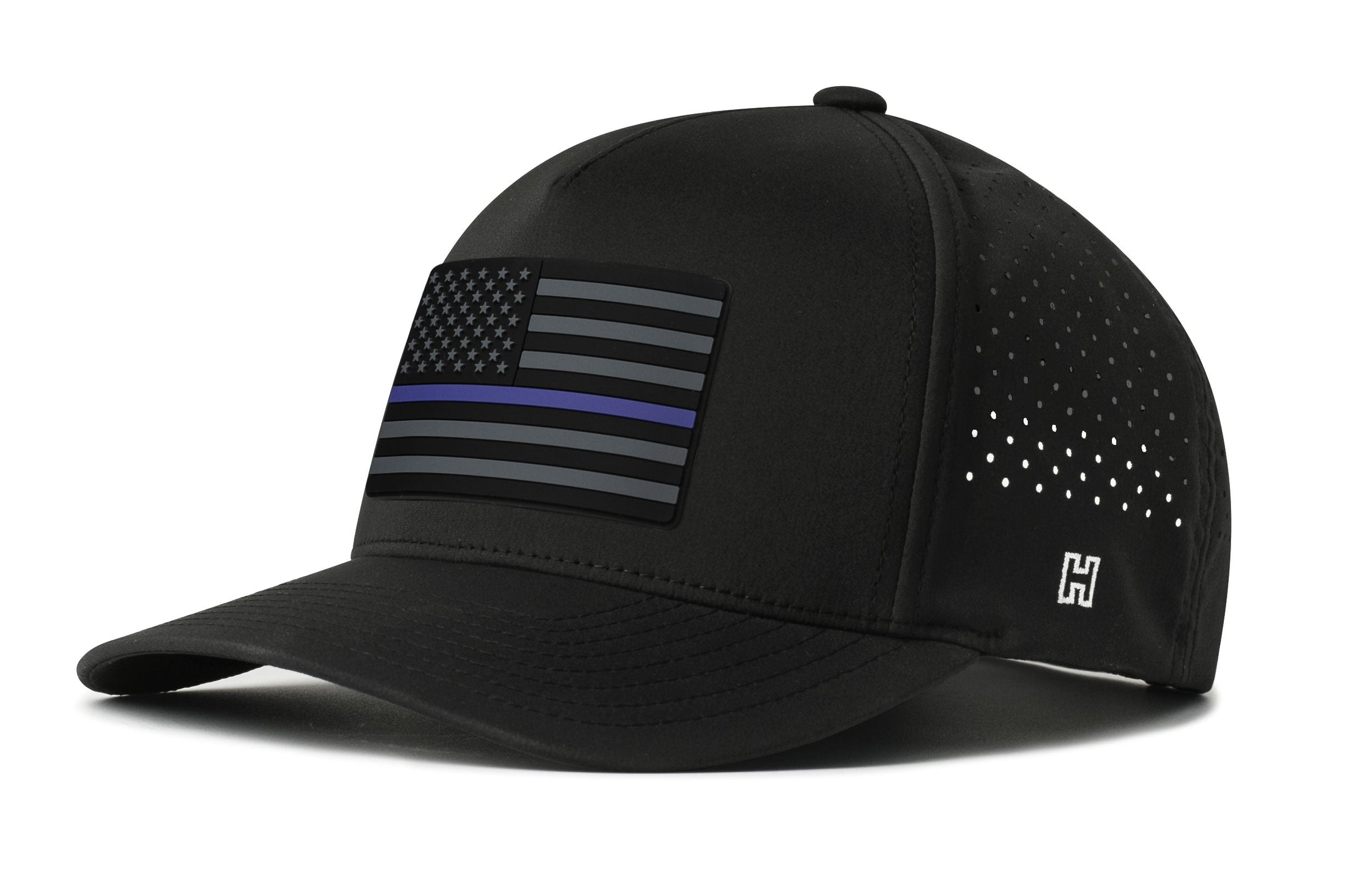 Thin Blue Line Performance 5-Panel Hat  |  Police Tactical Flexfit® Snapback