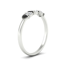 Half Carat 7 Stone Wedding Band Diamond Teardrop