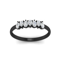 Half Carat 7 Stone Wedding Band Diamond Teardrop