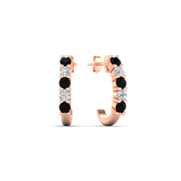 Half Huggie Hoop Earring