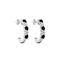 Half Huggie Hoop Earring