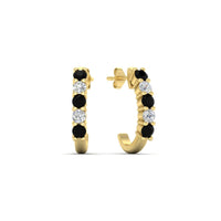 Half Huggie Hoop Earring