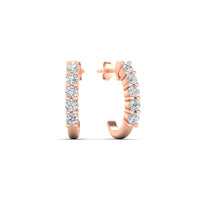 Half Huggie Hoop Earring