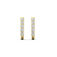 Half Huggie Hoop Earring